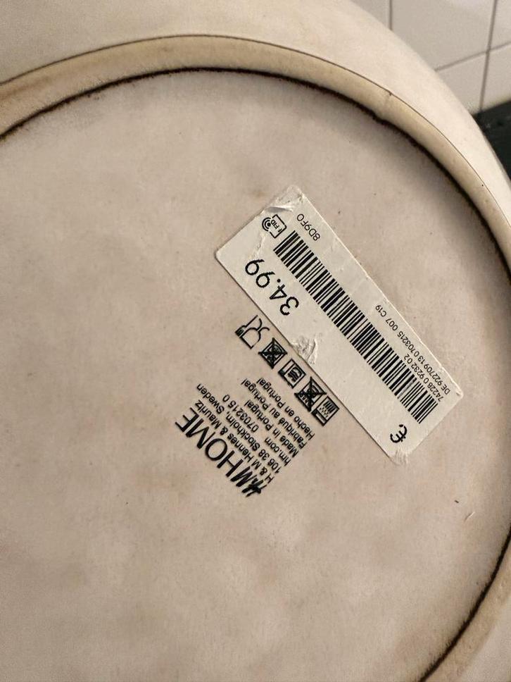 H&M Home Aardewerk Servies - Diverse Onderdelen, Huis en Inrichting, Keuken | Servies, Zo goed als nieuw, Bord(en), Effen, Aardewerk