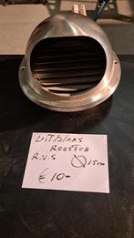Uitblaasrooster rvs, Ophalen, Nieuw
