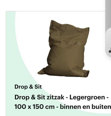 Zitzak legergroen beschikbaar voor biedingen