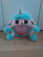 Grote Zuru rainbocorn fairycorn knuffel blauwe poedel, Ophalen of Verzenden, Zo goed als nieuw, Overige typen