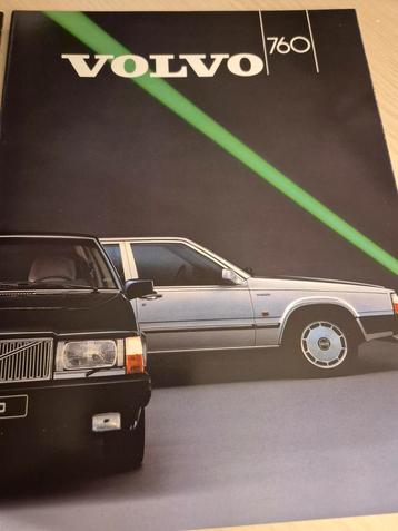 Als nieuw Volvo 760 folder óók kleuren en 760 Estate station beschikbaar voor biedingen