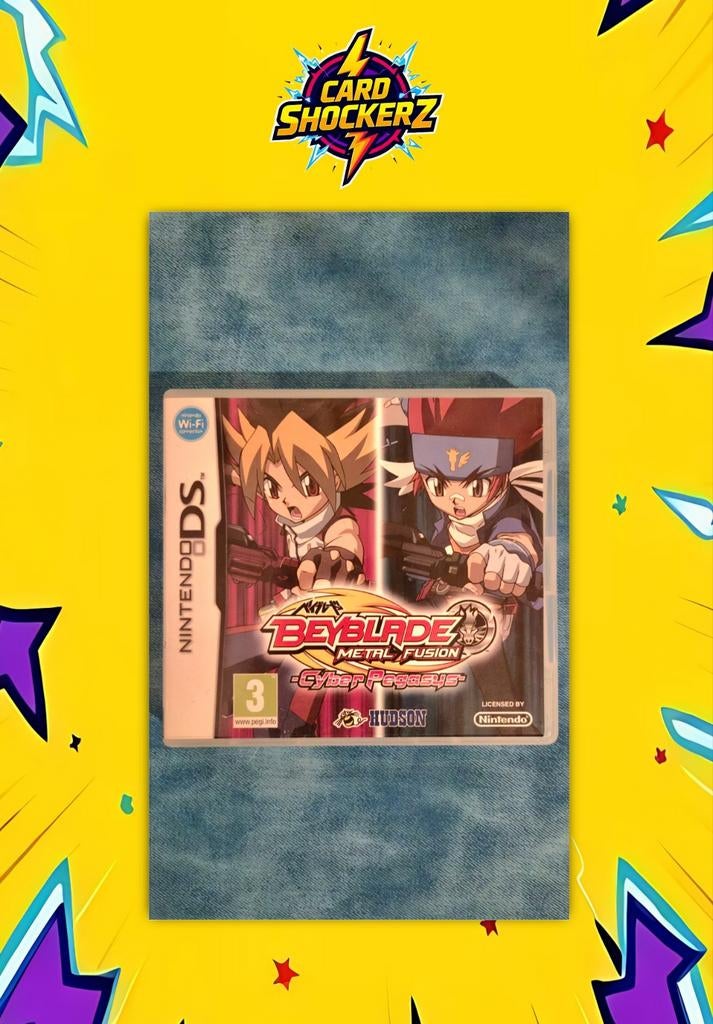 🟣 Beyblade Metal Fusion Cyber Pegasus 3ds incl. boekjes! 🟣, Avontuur en Actie, 1 speler, Ophalen of Verzenden, Zo goed als nieuw