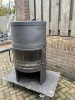 RONDE LEENDERS HOUTKACHEL, Ophalen, Houtkachel, Zo goed als nieuw, Vrijstaand