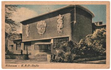 910530 Hilversum KRO Studio 1955 Gelopen met Postzegel  beschikbaar voor biedingen
