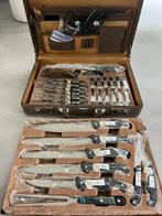 Messenset 24 delig in koffer nieuw, Ophalen, Nieuw, Rvs of Chroom, Vaatwasserbestendig