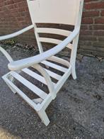rust armstoel vintage wit, Huis en Inrichting, Woonaccessoires | Overige, Ophalen of Verzenden, 'T Olde Gre-j, Info@toldegrej.nl