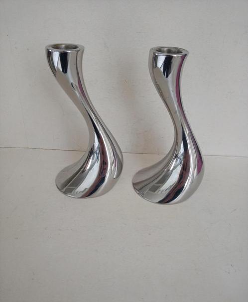 Georg Jensen design Cora kandelaar Denemarken Denmark candle, Huis en Inrichting, Woonaccessoires | Kandelaars en Kaarsen, Gebruikt