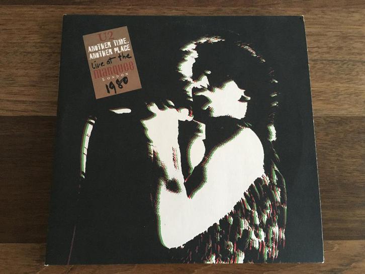 Vinyl 2x10" U2 Another Time Live Marquee 1980 Fanclub ZGAN, Cd's en Dvd's, Vinyl | Pop, Zo goed als nieuw, 1980 tot 2000, 12 inch