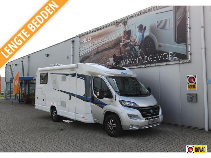 Knaus Sky TI 700 MEG Lengtebedden/Schotel/Navi, Caravans en Kamperen, Campers, Bedrijf, tot en met 2, Half-integraal, Knaus, Diesel