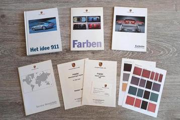 Porsche 911 en 911 Turbo 993 Brochures + Prijslijsten pakket beschikbaar voor biedingen