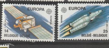 TSS Kavel 240308 België Europa pf minr 2458-2459 ruimtevaart beschikbaar voor biedingen