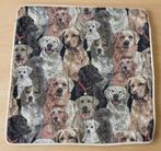 Tapisserie Kussenhoes Honden, Gebruikt, Bruin, Vierkant, Ophalen of Verzenden