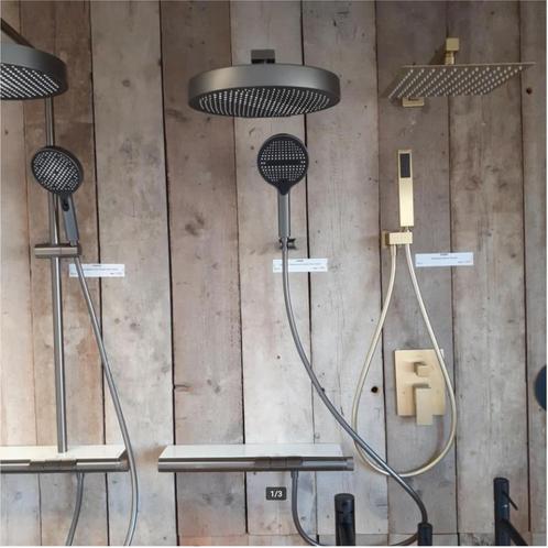 STIJLVOL! Inbouw doucheset, Piano button, Gun metal, Jarno, Huis en Inrichting, Woonaccessoires | Overige, Nieuw, Ophalen of Verzenden