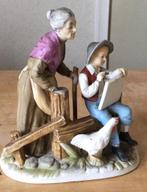 Vintage beeld, Verzamelen, Beelden en Beeldjes, Ophalen of Verzenden, Gebruikt, Mens