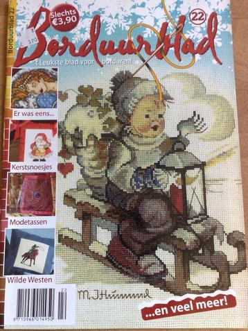 9 x Borduurbladen van nr. 22-37-46-47-48-50-52-55-68 beschikbaar voor biedingen