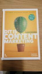 Michel Libens - Dit is content marketing, Boeken, Ophalen of Verzenden, Gelezen, Michel Libens; Koen Denolf; Wouter Temmerman; Bart Lombaerts