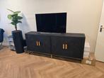 Tv meubel dressoir Black Bonito visgraat 200x86x40 zgan kast, Ophalen of Verzenden, Zo goed als nieuw, 25 tot 50 cm, Minder dan 100 cm
