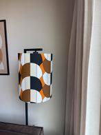 Retro / Vintage stoffen lampenkap Nieuw!  Diam. 30 hoog 40, Ophalen, 25 tot 50 cm, Rond, Nieuw