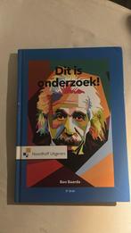 Ben Baarda - Dit is onderzoek!, Ophalen of Verzenden, Zo goed als nieuw, Ben Baarda