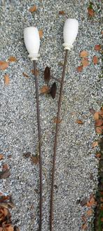 2 prachtige wandlampen met Albast kapjes. Nu €39, Huis en Inrichting, Lampen | Wandlampen, Ophalen of Verzenden, Zo goed als nieuw