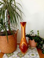 Vintage retro midcentury houten vaas, Antiek en Kunst, Ophalen of Verzenden