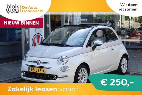 Fiat 500C 80pk|60th Anniversary limited edition € 14.250,0, Auto's, Fiat, Bedrijf, Lease, Financial lease, 500C, ABS, Airbags
