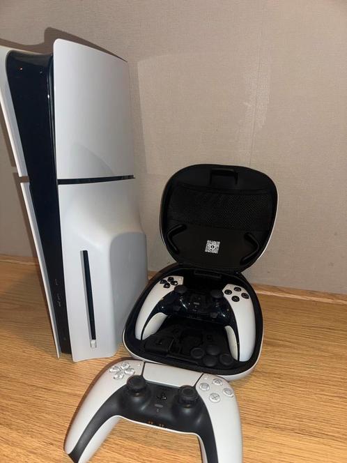 PS5 Slim disk + DualSense Edge Controller & Black Ops 6, Spelcomputers en Games, Spelcomputers | Sony PlayStation 5, Zo goed als nieuw