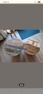 Salontafels/bijzettafel, Huis en Inrichting, 50 tot 100 cm, Rond, Zo goed als nieuw, Minder dan 50 cm