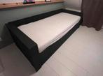 Steigerhouten bed/bank, Ophalen, Gebruikt, 90 cm, Eenpersoons