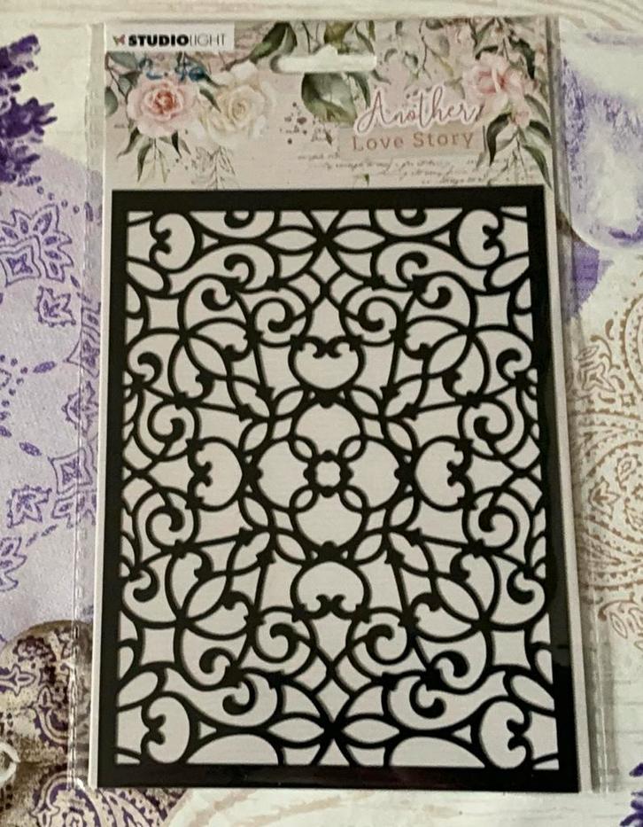 Mal voor achtergrond 12x16 cm  1 afbeelding nieuw, Hobby en Vrije tijd, Scrapbooking, Nieuw, Frame of Mal, Overige merken, Ophalen of Verzenden