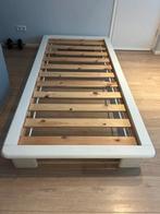Een persoonsbed wit, Huis en Inrichting, Ophalen, Gebruikt, 90 cm, Eenpersoons