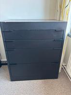 Ladekast Pastoe zwart, Ophalen, Gebruikt, 50 tot 100 cm, 3 of 4 laden