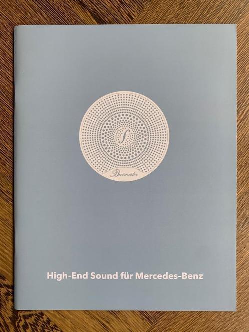 Brochure folder Mercedes-Benz Burmester nieuw!, Boeken, Auto's | Folders en Tijdschriften, Nieuw, Mercedes, Ophalen of Verzenden