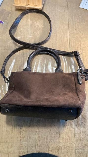 Bruine schoudertas / crossbody