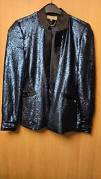 Josh V nachtblauwe paillettenblazer, maat M, NIEUWstaat!, Maat 38/40 (M), Blauw, Nieuw, Ophalen of Verzenden