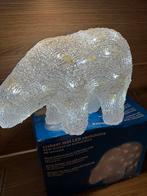 Ijsbeer en pinquin met led zgan binnen of buitenshuis, Diversen, Kerst, Ophalen of Verzenden, Zo goed als nieuw