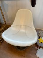Ikea Tirup draaifauteuil - wit leder, Huis en Inrichting, Fauteuils, Ophalen, Zo goed als nieuw, 50 tot 75 cm, Leer