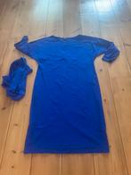 Mooie koningsblauwe travelstofjurk LaDress, L, Kleding | Dames, Jurken, Maat 42/44 (L), LaDress, Onder de knie, Verzenden