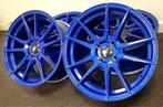 JAPAN JR21 PLATINUM BLUE 17" LM VELGEN CITROEN/PEUGEOT 4x108, Ophalen, Gebruikt, Velg(en), 17 inch