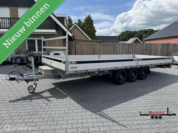 Henra plateauwagen XXL parabool 633x248 3asser 3500KG XPERT beschikbaar voor biedingen