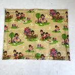 Vintage retro kleurrijk jaren 70 boxkleed speelkleed skai, Gebruikt, Boxkleed, Onbekend, Ophalen of Verzenden