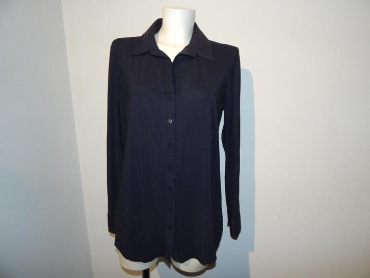 Studio Anneloes travel stof stretch blouse knoopjes mt L, Kleding | Dames, Blouses en Tunieken, Zo goed als nieuw, Maat 42/44 (L)