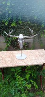 Metalen Hertenhoofd Sculptuur - Nobis, Ophalen of Verzenden, Zo goed als nieuw