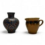 Twee stuks Bauhaus aardewerk, oorkan en een vaas, Antiek en Kunst, Antiek | Keramiek en Aardewerk, Ophalen of Verzenden