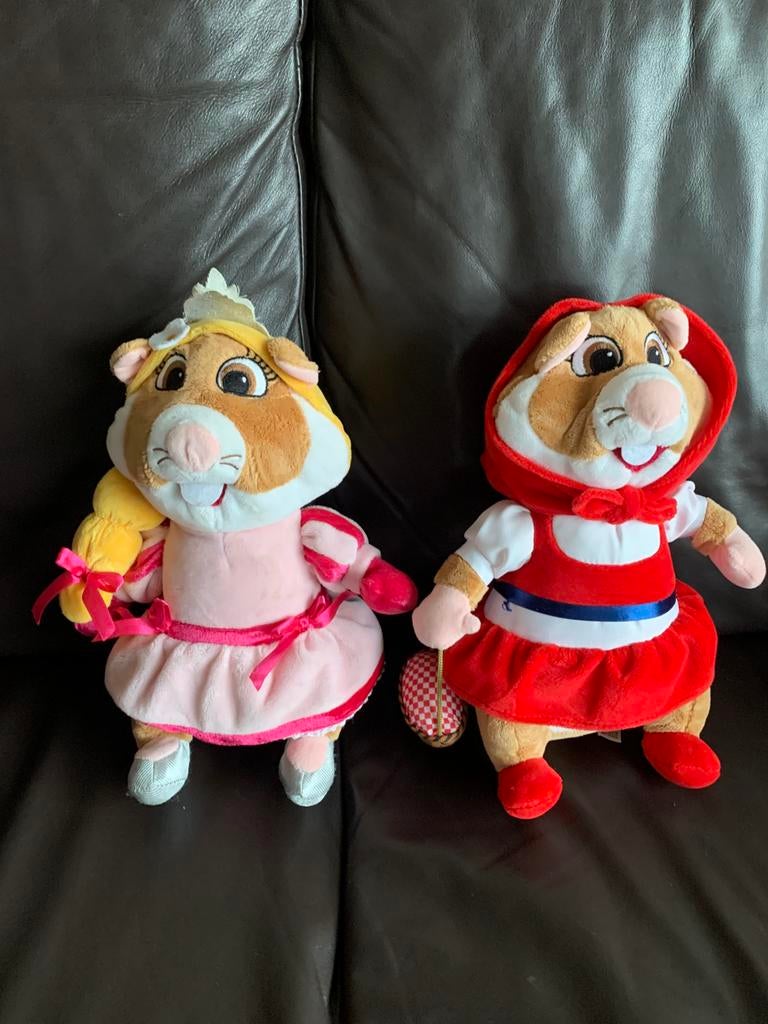 Efteling hamsters 2 stuks, Ophalen of Verzenden, Zo goed als nieuw, Beeldje of Poppetje