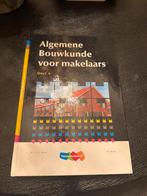 Algemene Bouwkunde voor makelaars Deel A, Ophalen of Verzenden, Gelezen, HBO