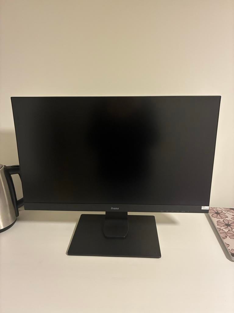 iiyama ProLite QHD Beeldscherm, Computers en Software, Monitoren, Zo goed als nieuw, 61 t/m 100 Hz, DisplayPort, In hoogte verstelbaar