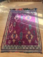 Vintage marokkaans berber vloerkleed, Blauw, 150 tot 200 cm, 200 cm of meer, Ophalen of Verzenden