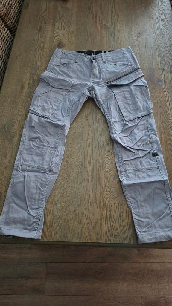 G-Star ROVIC ZIP TAPERED maat 32/32 klein gaatje op de knie, G-Star Raw, Maat 48/50 (M), Ophalen of Verzenden, Zo goed als nieuw