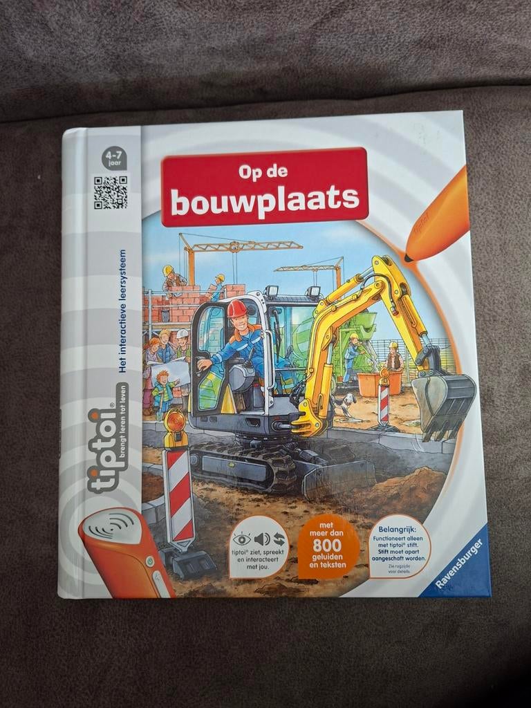 Tiptoi boek   op de bouwplaats, Ophalen of Verzenden